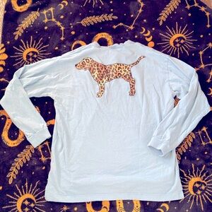 Vs Pink logo dog long sleeve